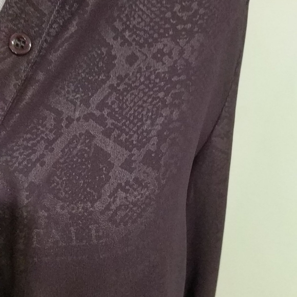 Laura sheer purple blouse - Picture 3 of 5